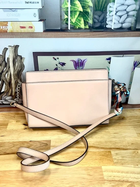 Kate Spade Beacon Court Angelica Crossbody Bag Ballet Pink Leather Bow - Picture 5 of 10